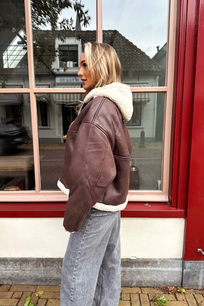 Romee jacket - Brown