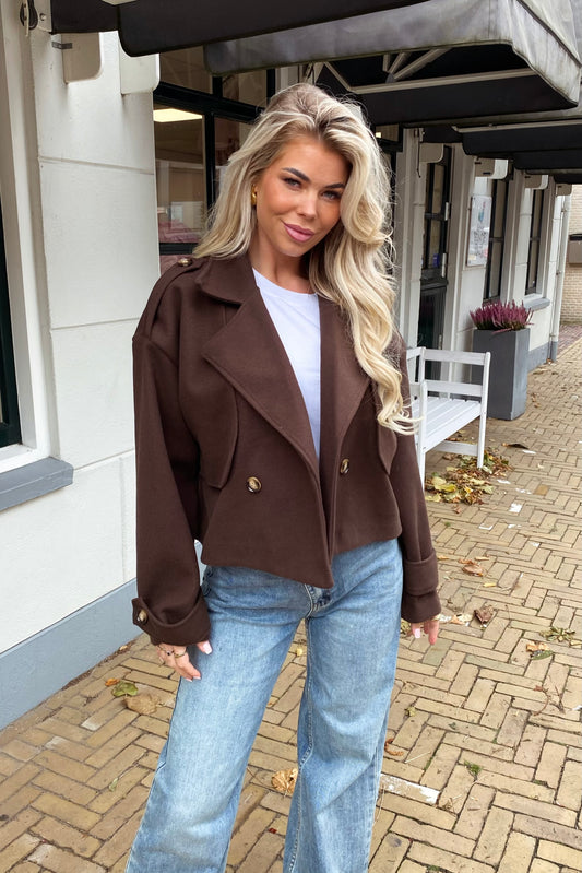Luna trenchcoat - Brown