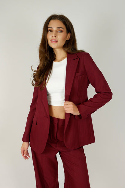 Laila - blazer bordeaux