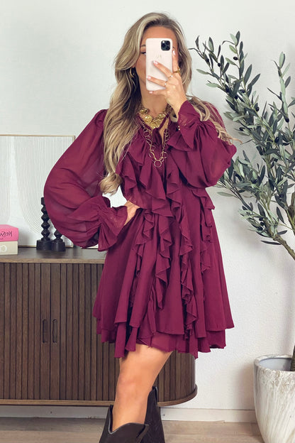Nina dress - Burgundy