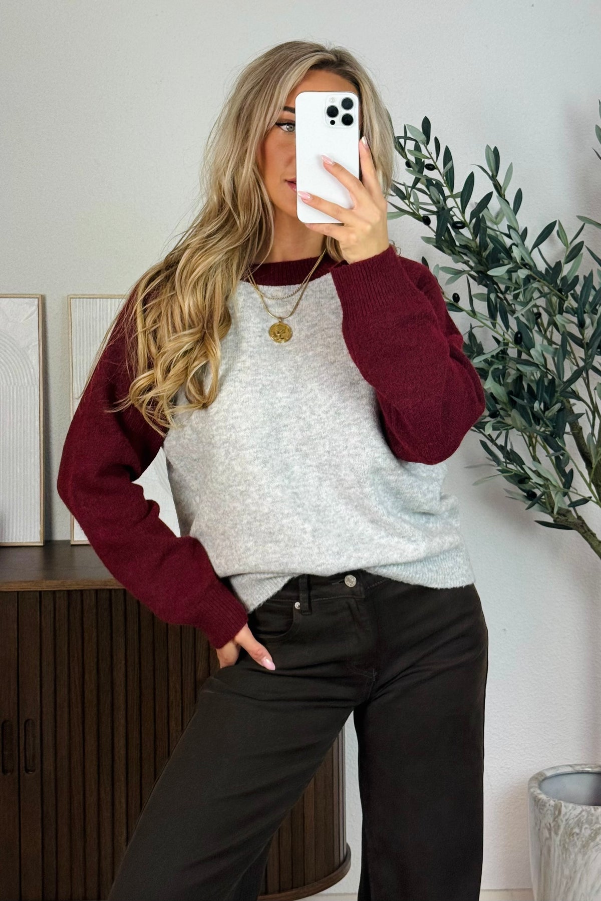 Zola varsity trui - Bordeaux