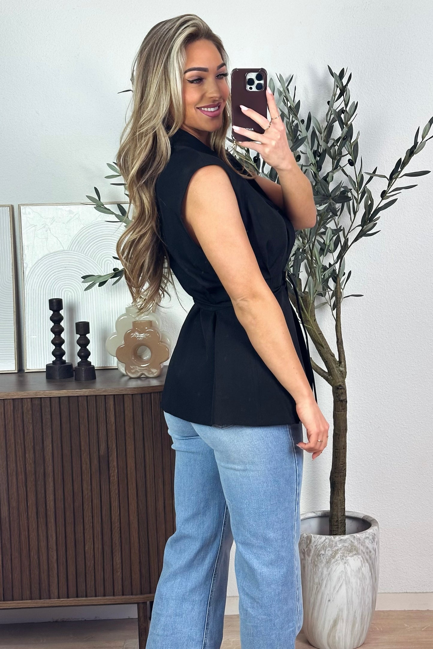 Cayla gilet - Zwart