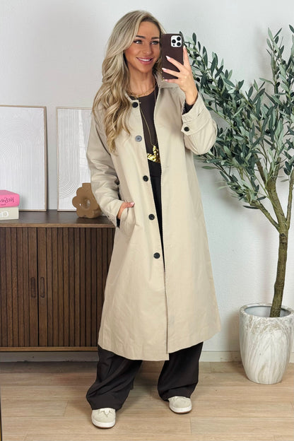 Kyra reversible trenchcoat - Beige