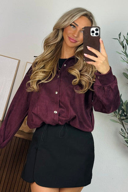 Yasmine bomber jack - Bordeaux