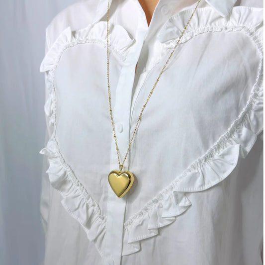 Sweetheart love lange ketting - Goud