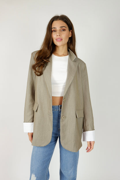 Tamara - blazer taupe