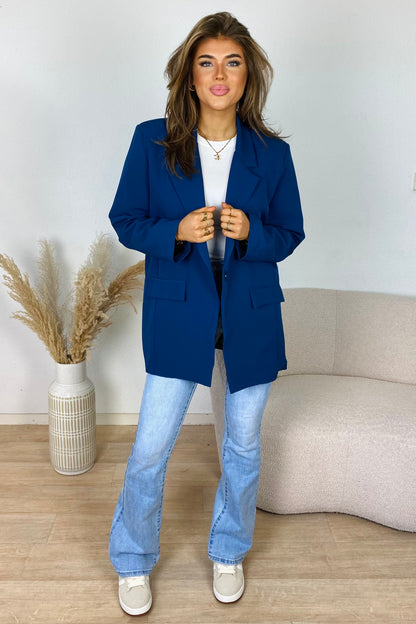 Oversized blazer - Navy