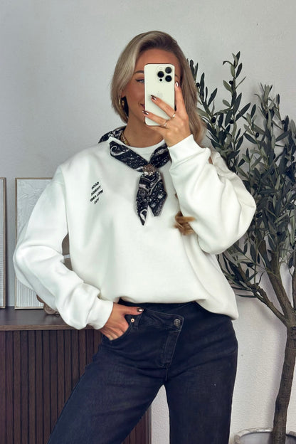 Iconic sweater - White