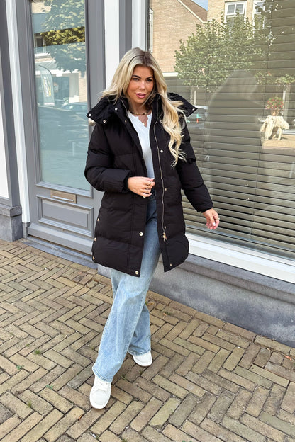 Lynn pufferjas - Black
