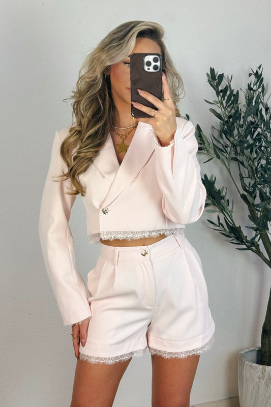 Phoebe blazer - Roze