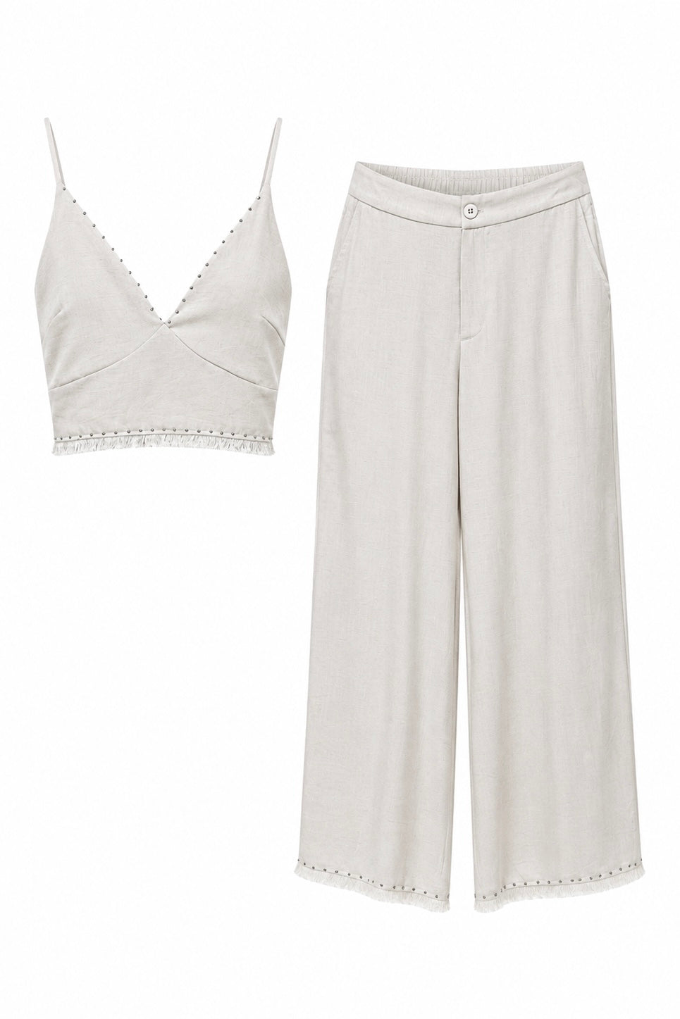 Indy linnen set - Beige