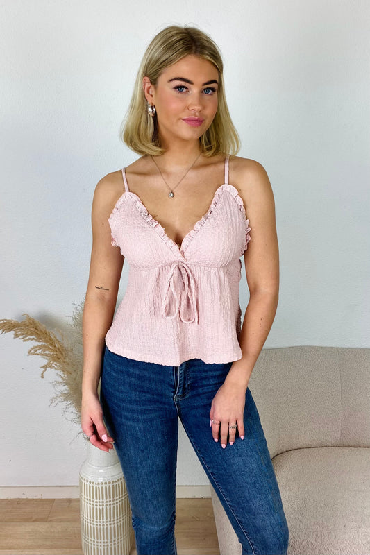 Structuur top - Roze