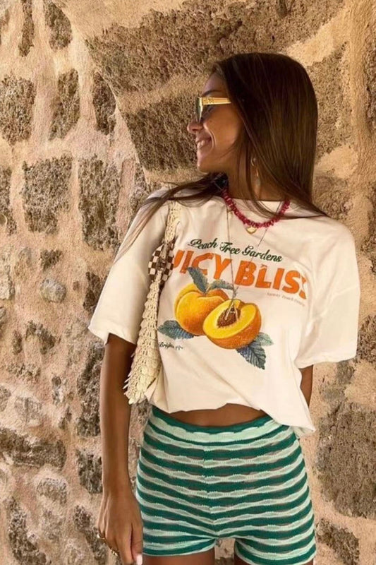 Juicy Bliss t-shirt - Wit