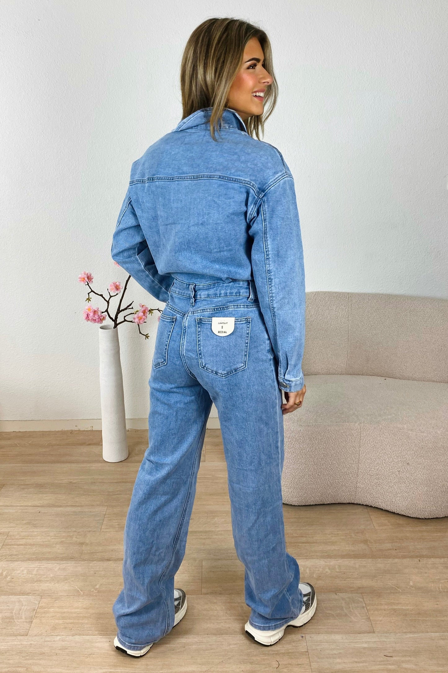 Cyriel - jumpsuit blauw