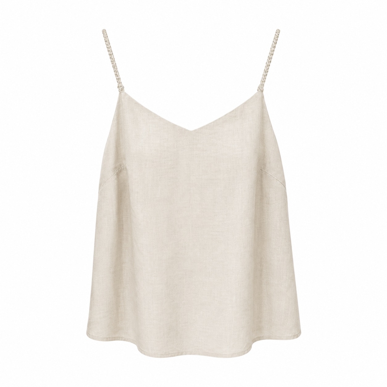 Jessie linnen top - Beige