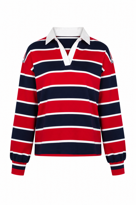 Nala striped sweater - Red