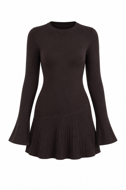 Jaylinn flare dress - Brown