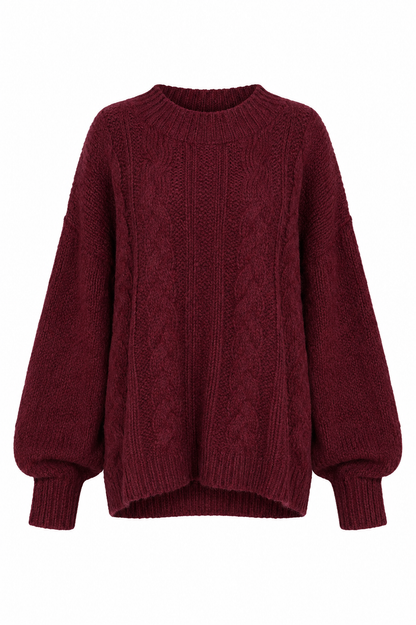 Noa knit - Burgundy