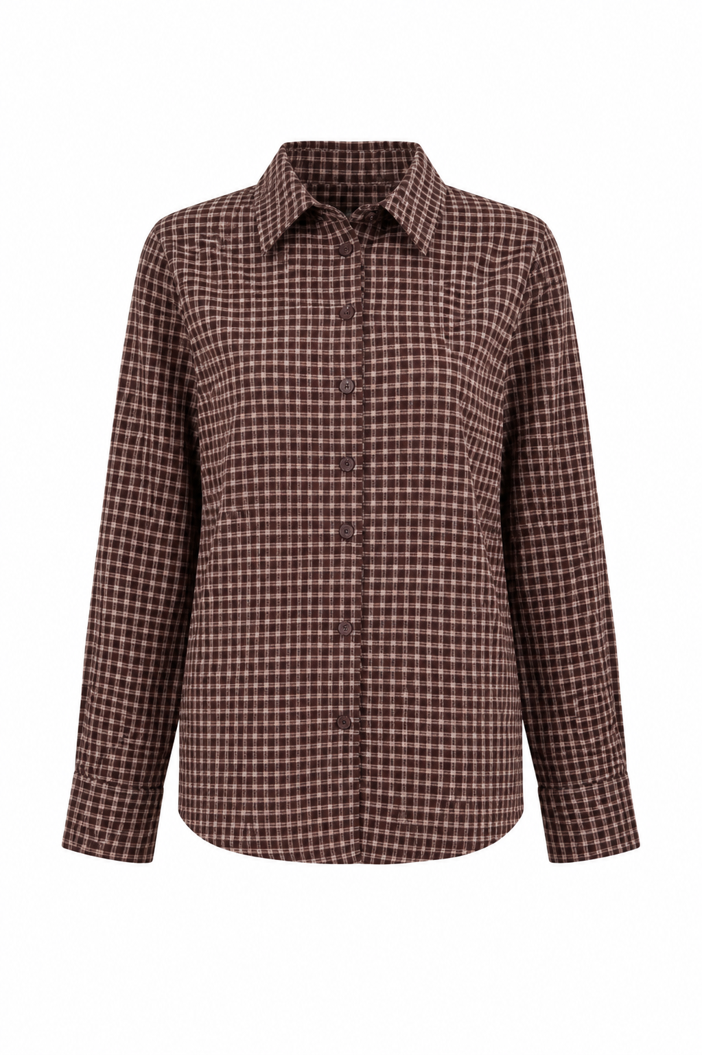 Juul checkered blouse - Brown