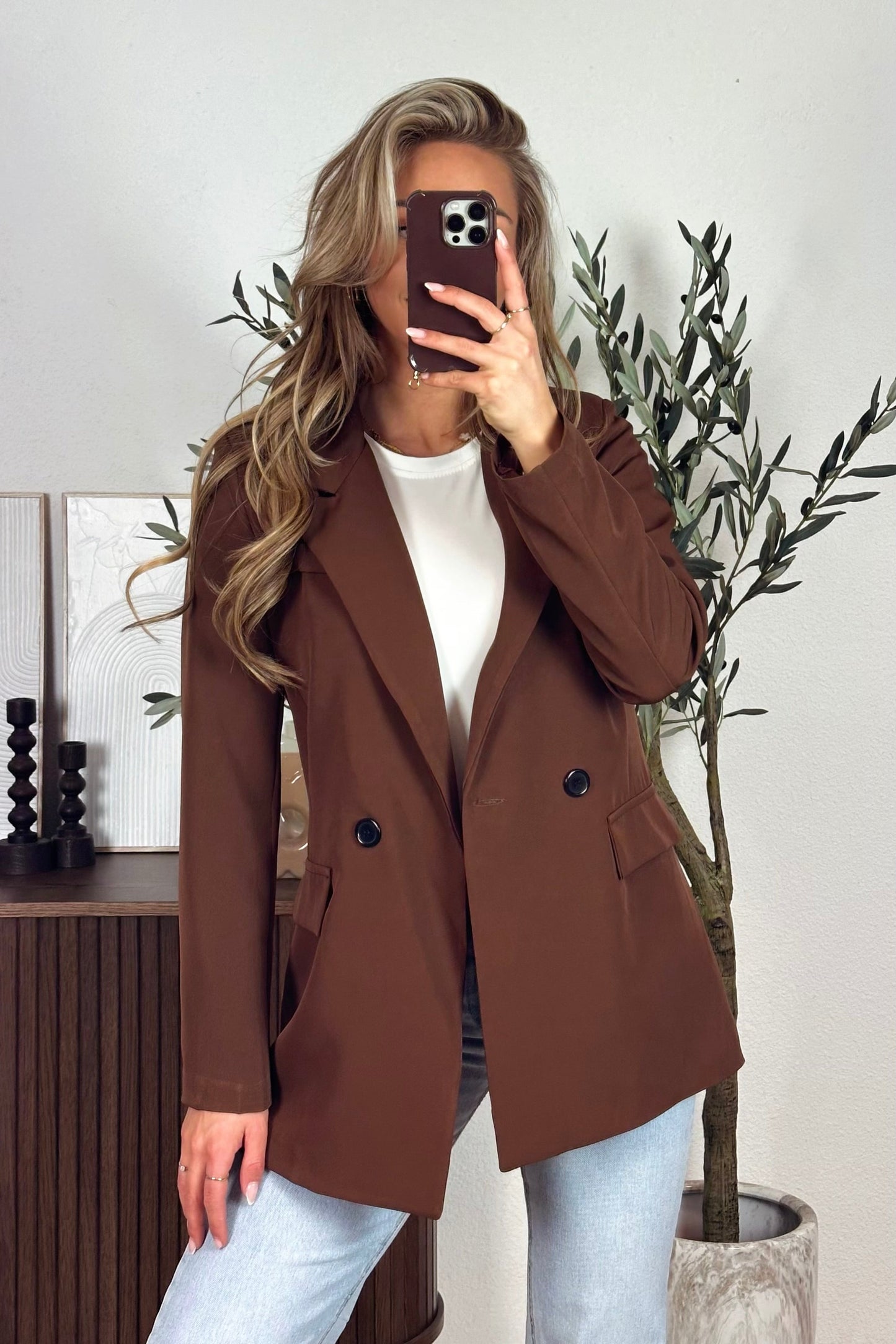 FG Essential Blazer – Oversized - Bruin