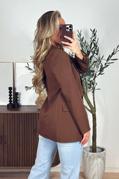 FG Essential Blazer – Oversized - Bruin