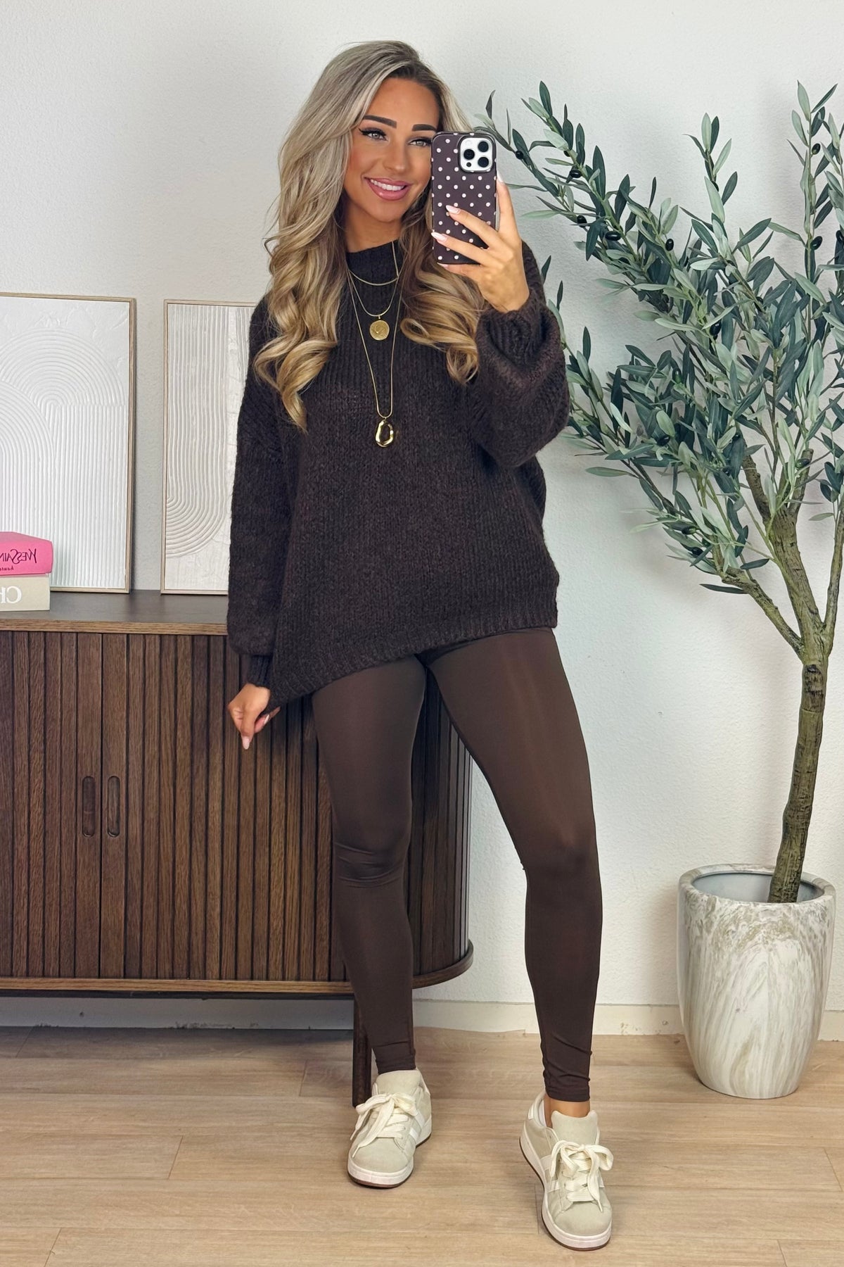 Frederique legging - Bruin