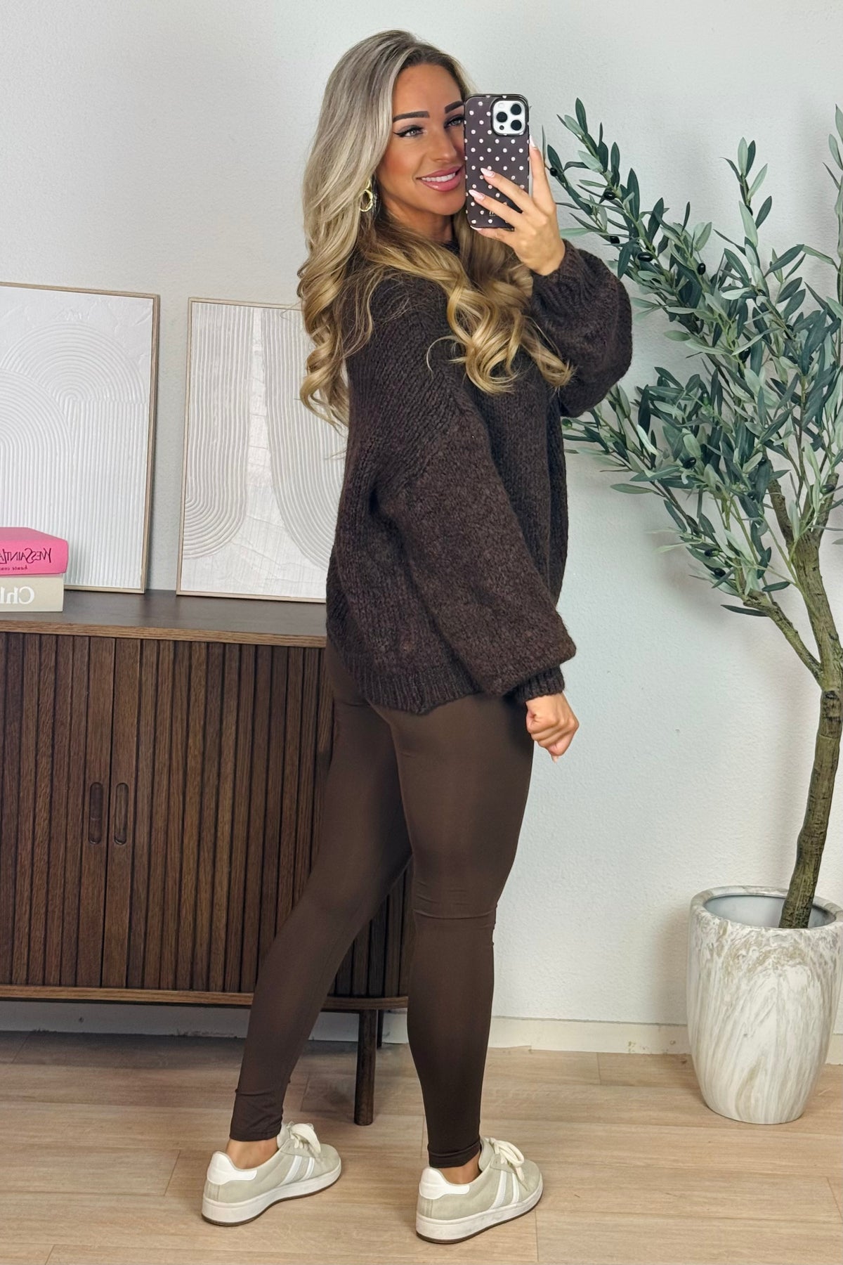 Frederique legging - Bruin
