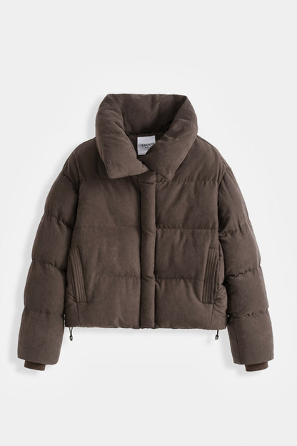 Brody suede bomber jas - Bruin