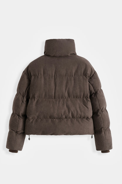 Brody suede bomber jas - Bruin