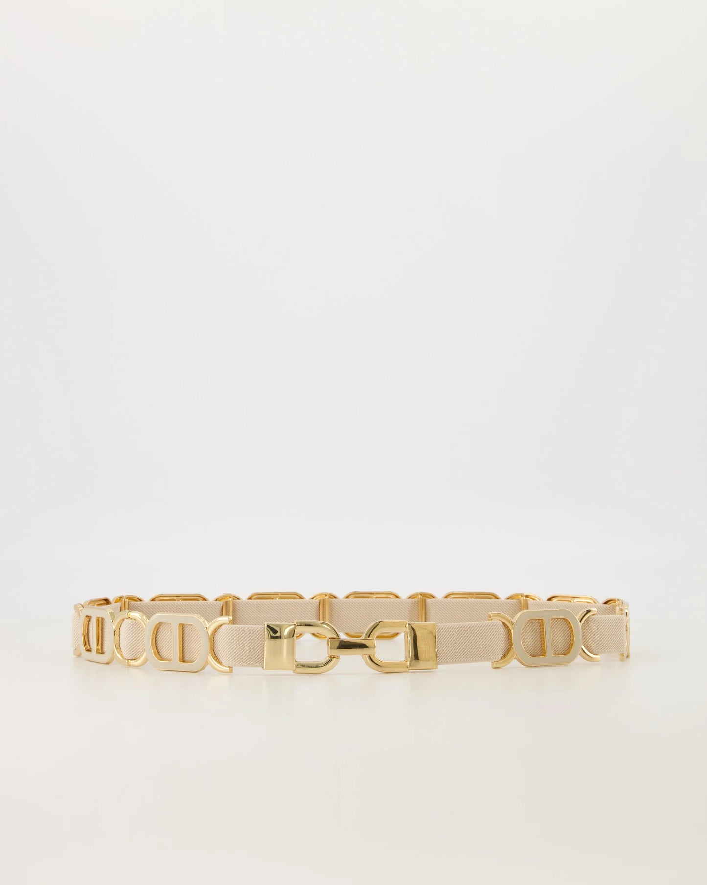 Dilly elastische riem beige