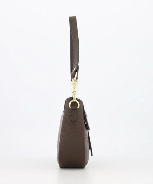 Donkerbruine crossbody tas - Gigi