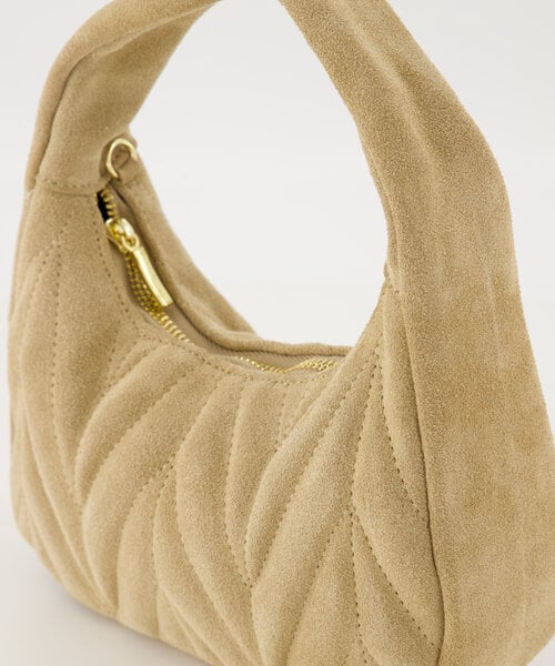 mabel suede tas - Zand