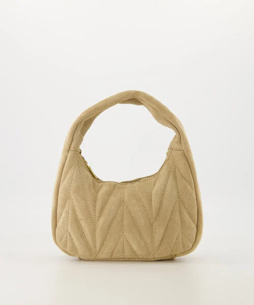 mabel suede tas - Zand